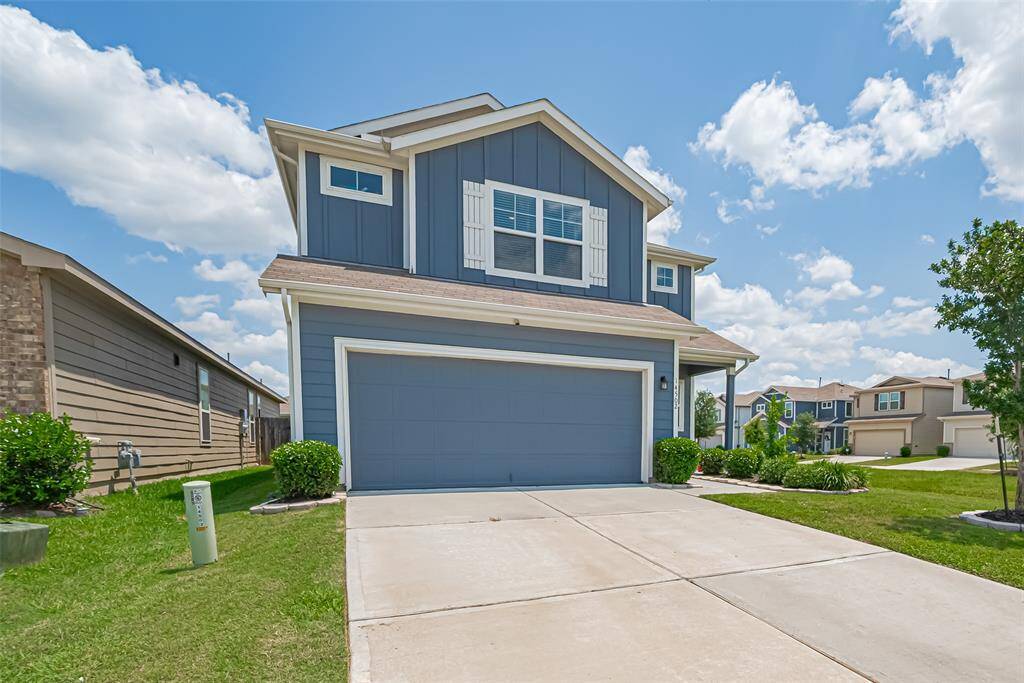Front yard and driveway