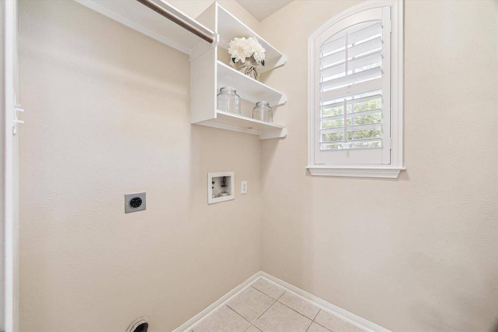 Laundry on first level