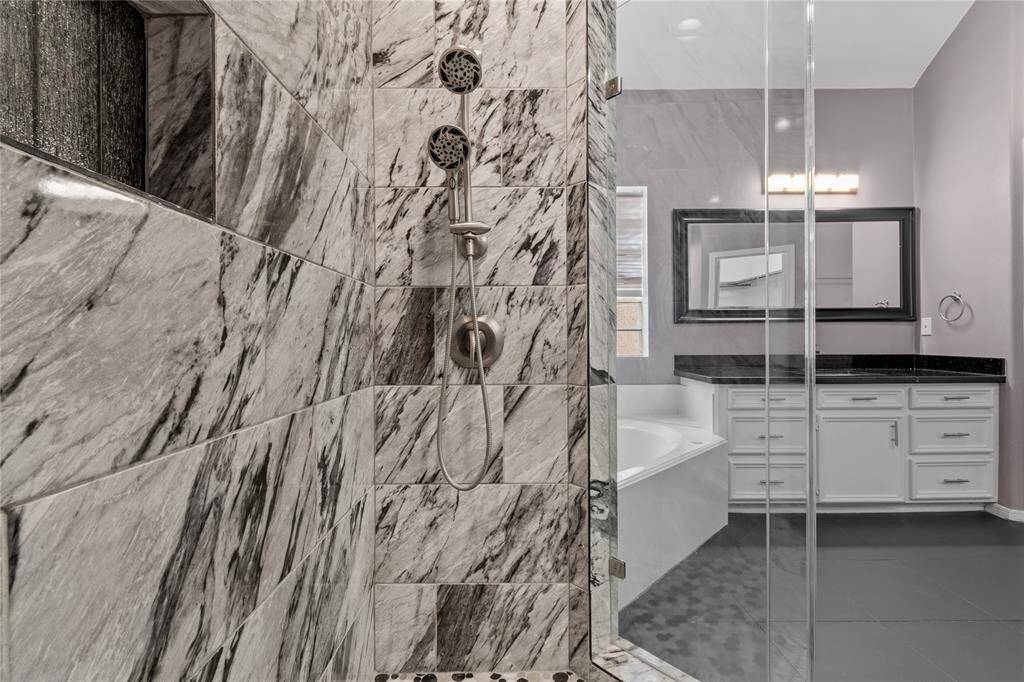 Remodeled shower