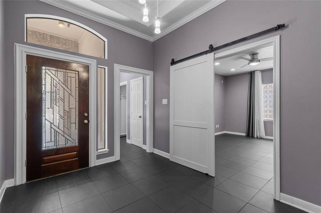 Looking towards front door