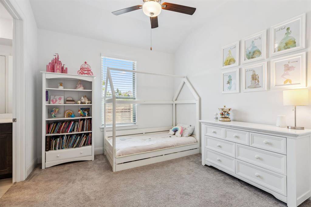 Another of two large secondary bedrooms located on the first floor.