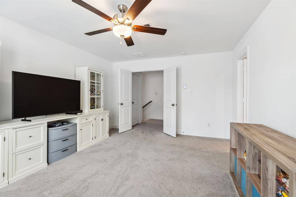 Opposite view of room upstairs.