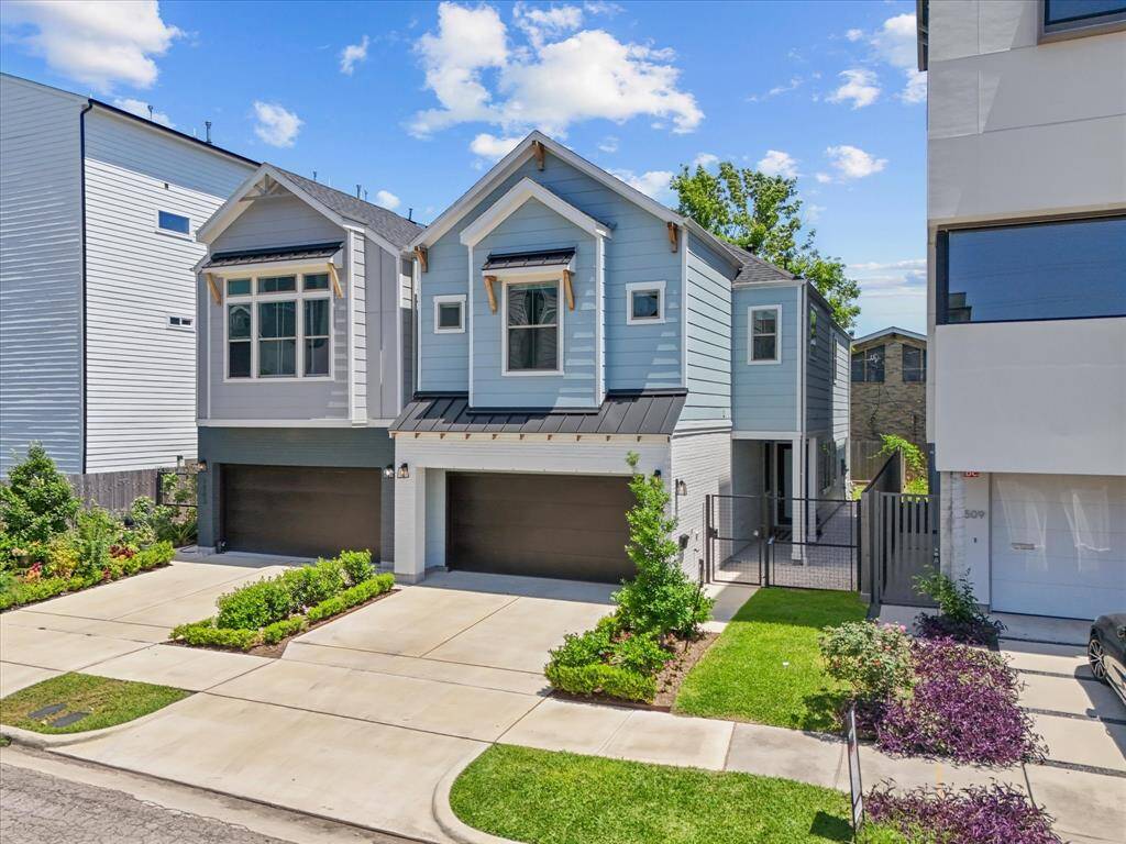 Spacious double garage with its own private driveway.