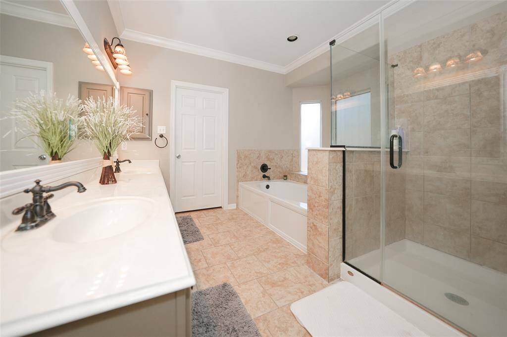 Large walk-in shower