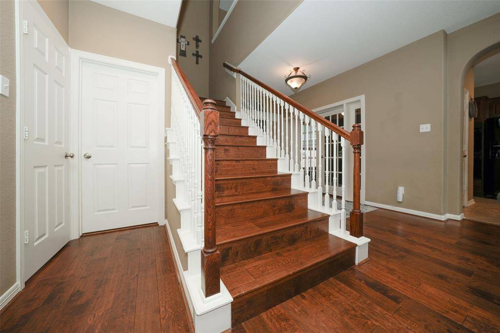 Stairs to second floor