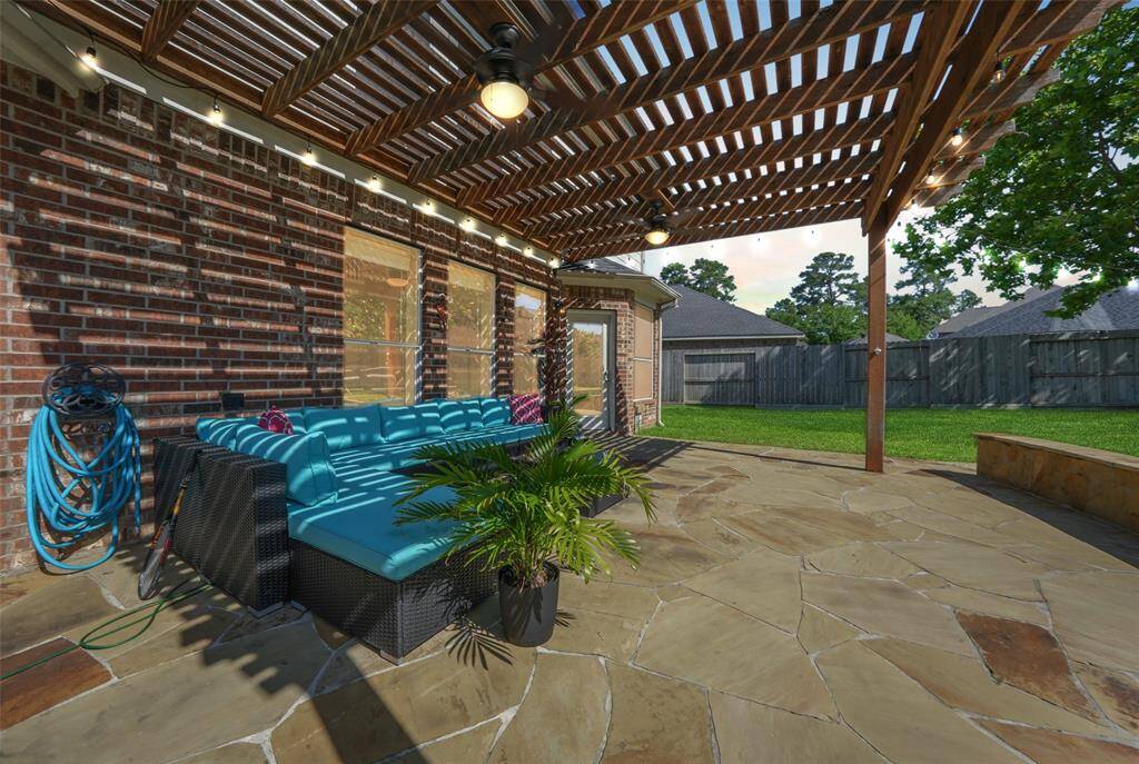 Oversize patio