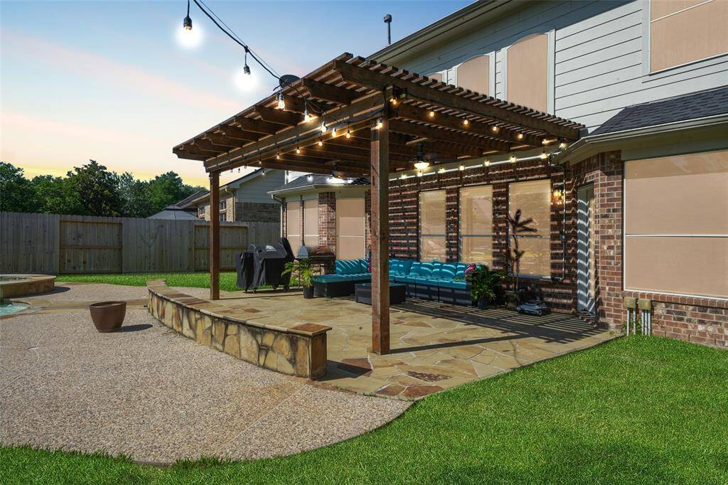 Oversize patio