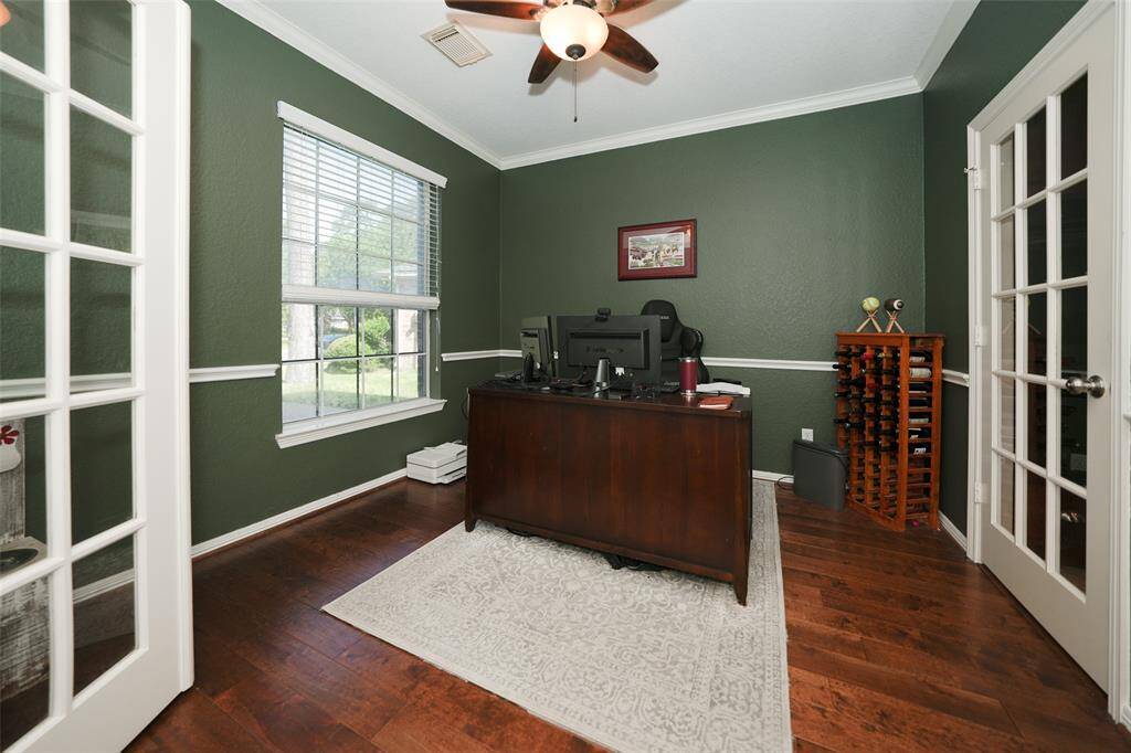 Flex space for home office or formal dining room