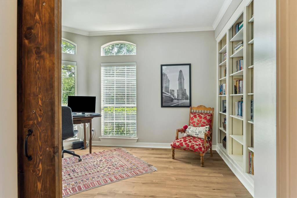 Downstairs study.
