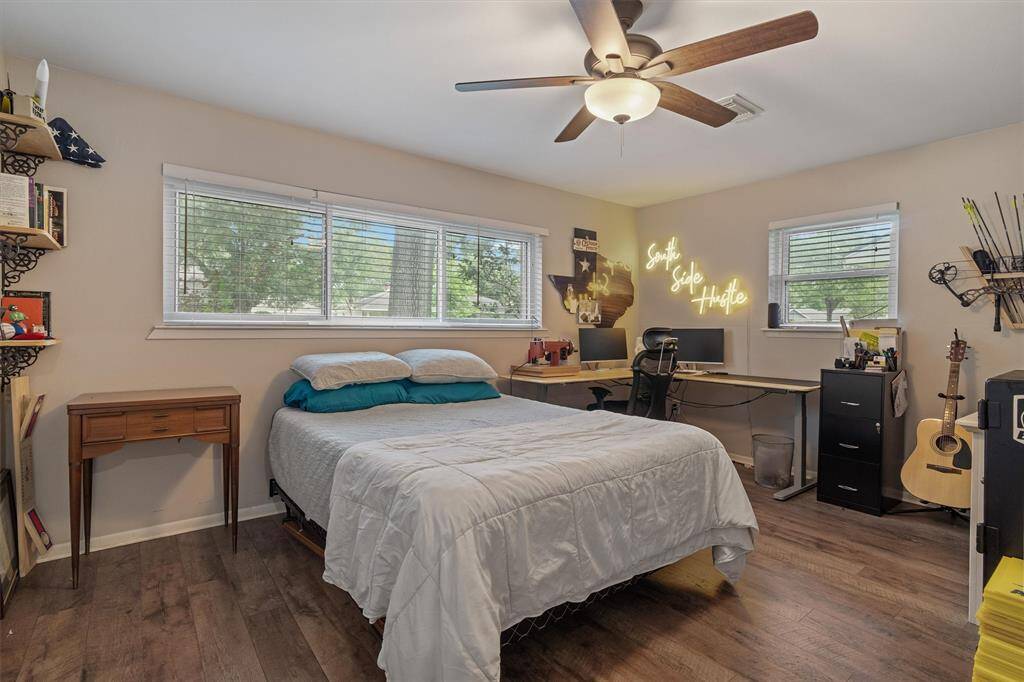 Secondary bedroom at the front of the home
