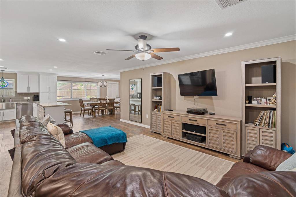 Open concept living space