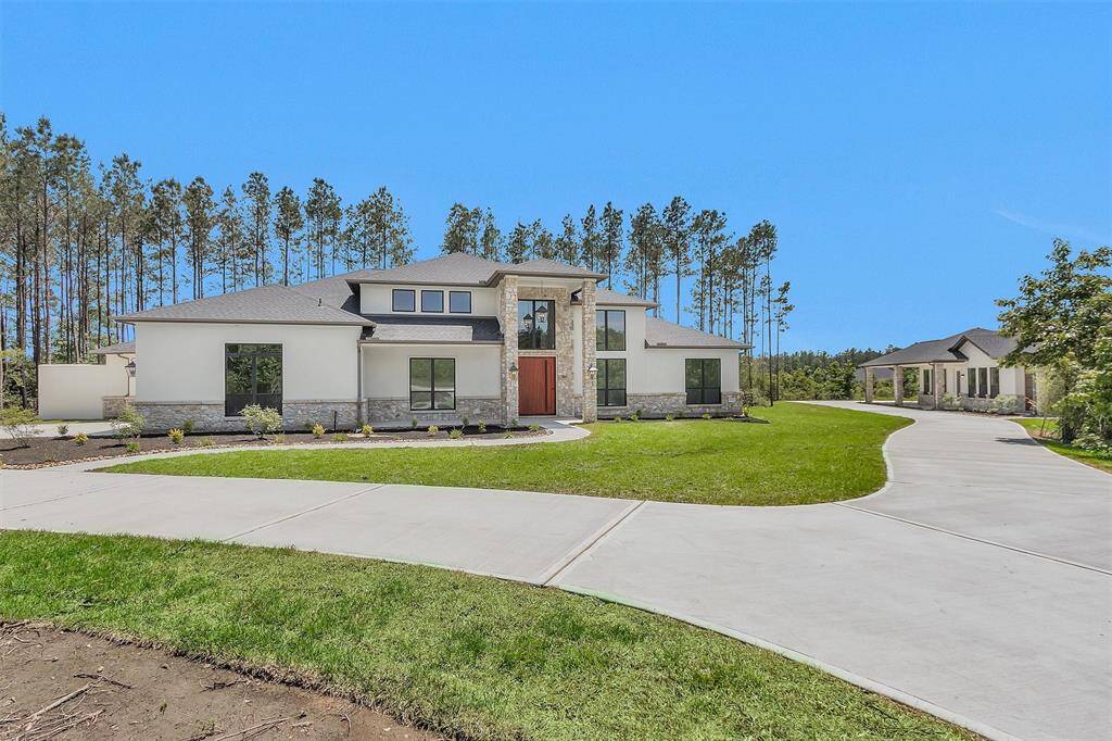 This stunning estate blends modern design with timeless materials.