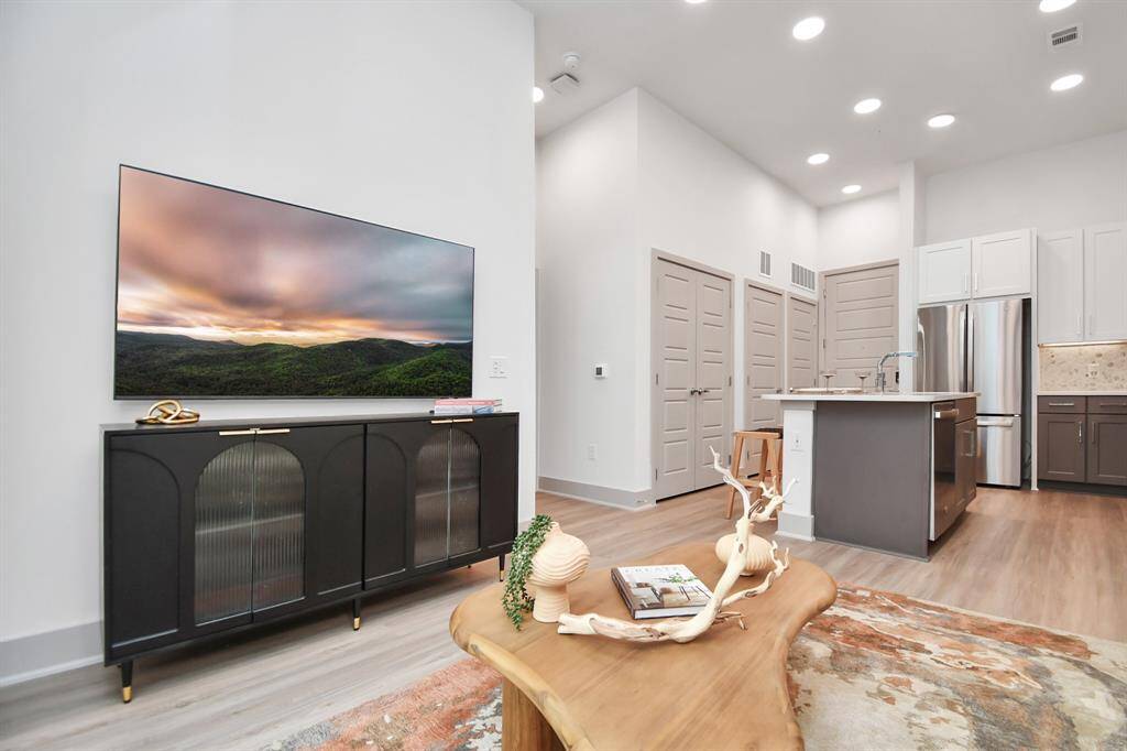 Picture not of actual listing but rather a model home for one bedroom units