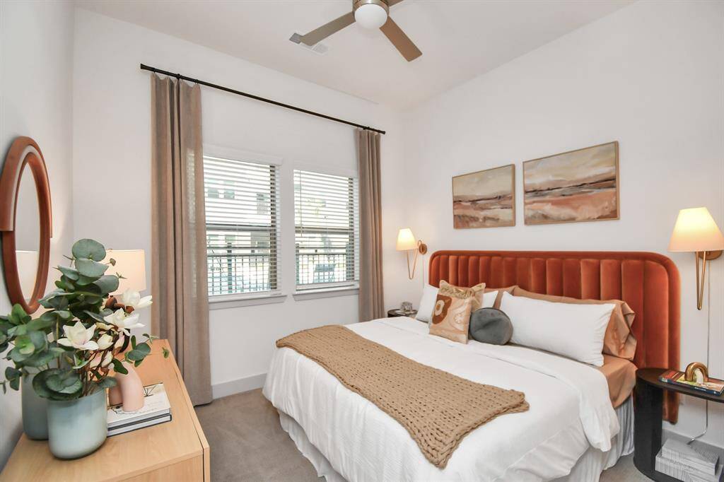 Picture not of actual listing but rather a model home for one bedroom units