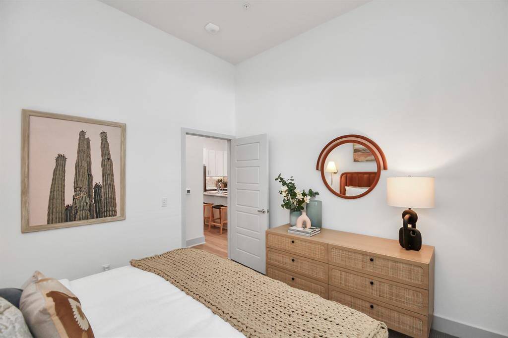 Picture not of actual listing but rather a model home for one bedroom units