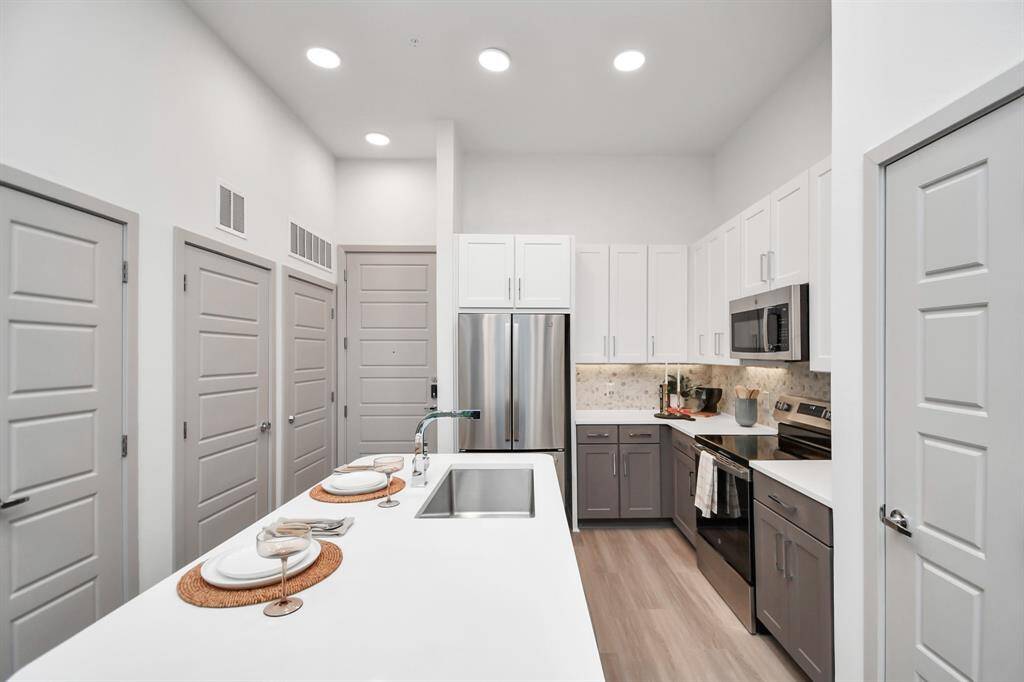 Picture not of actual listing but rather a model home for one bedroom units
