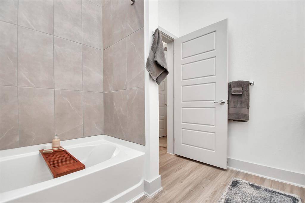 Picture not of actual listing but rather a model home for one bedroom units