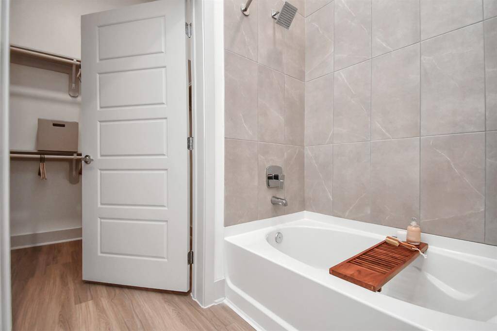 Picture not of actual listing but rather a model home for one bedroom units