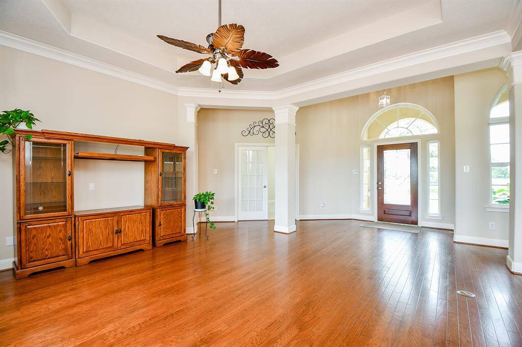 Double doors lead to your own office that could be 4th bedroom