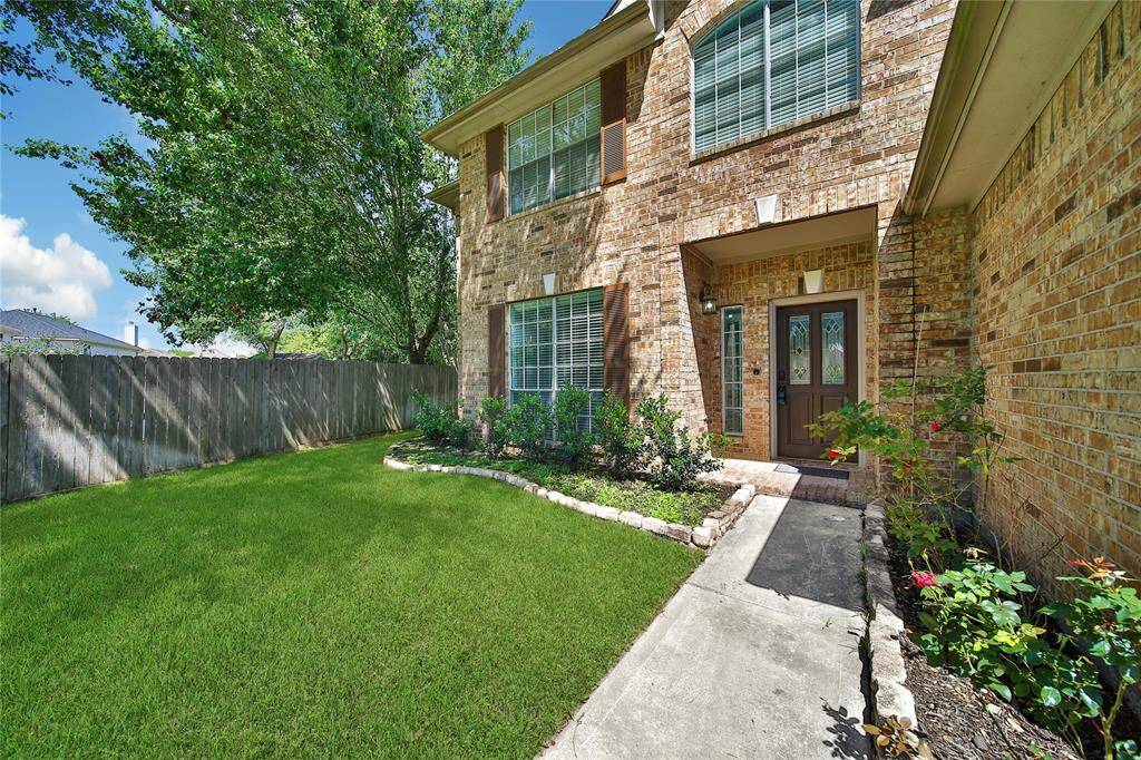 Sprinkler system makes for luscious landscape!