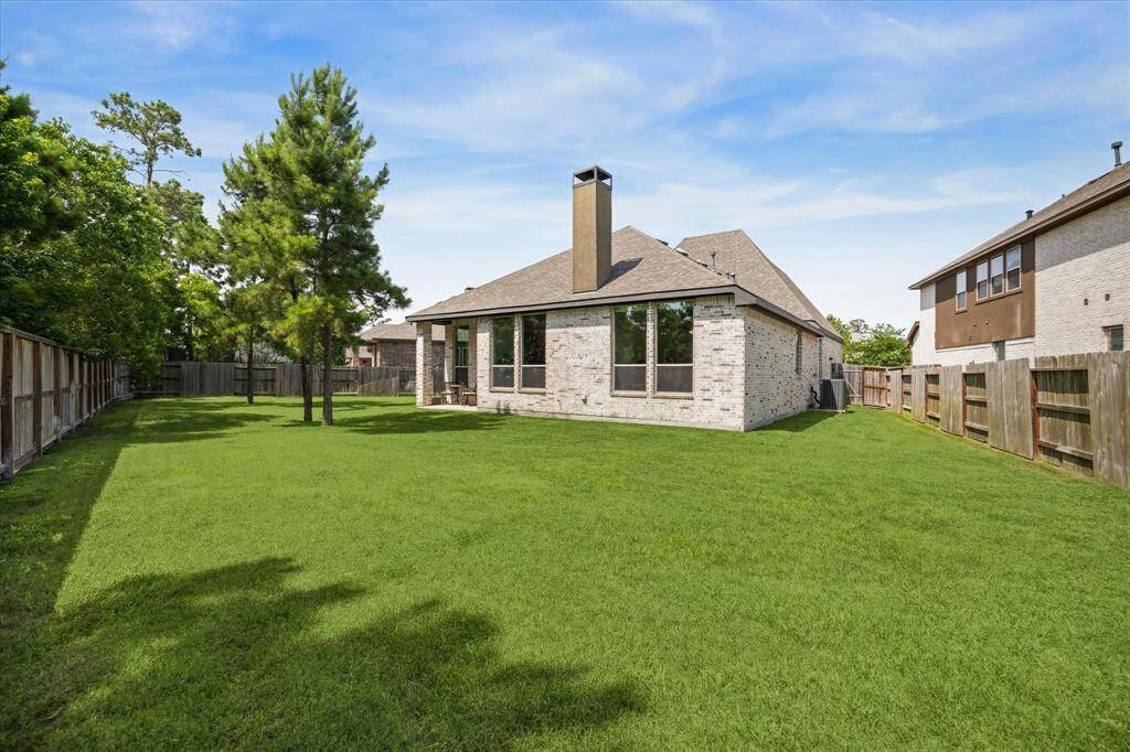 Evergreen trees provide a beautiful aesthetic year round.
