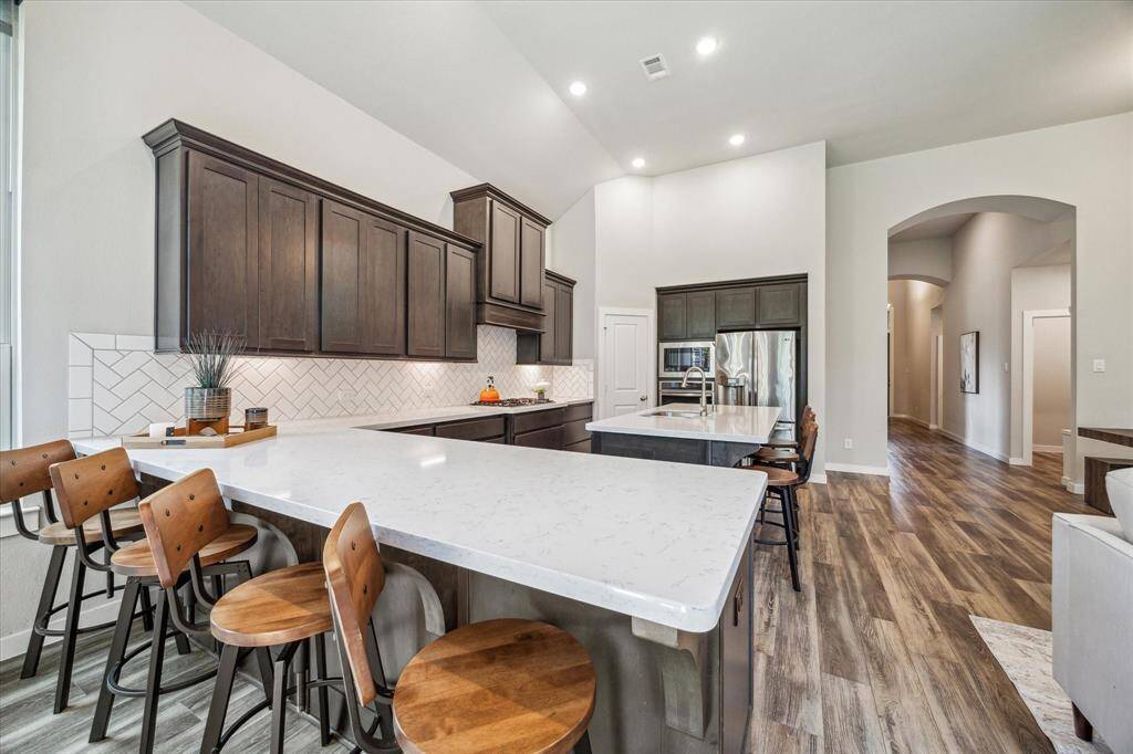 Wide open living space, with multiple options to arrange your space.