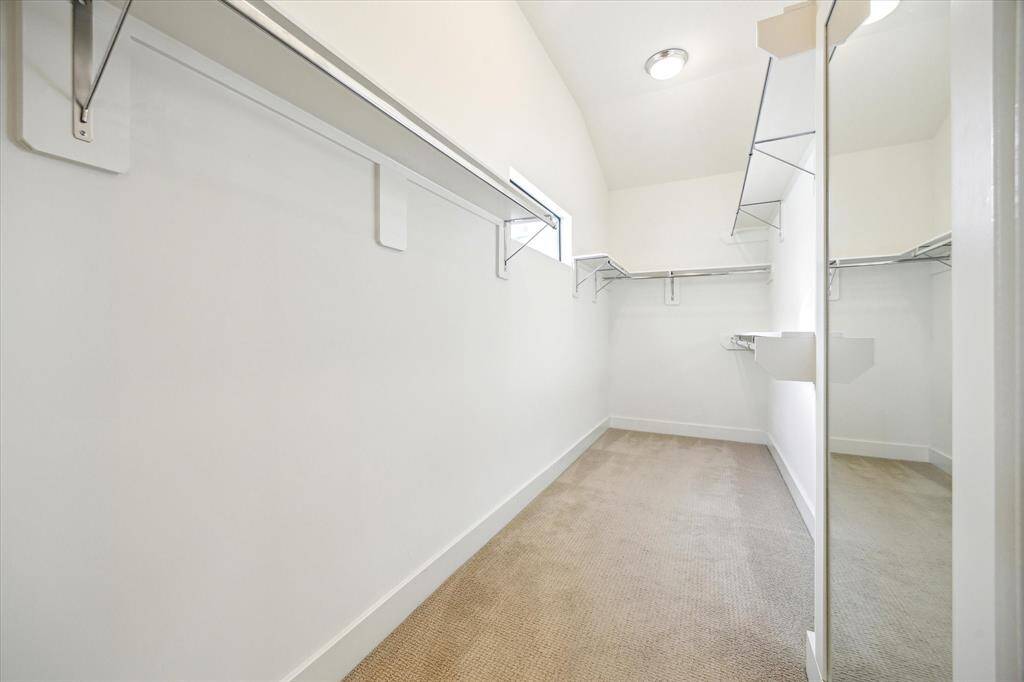 Large primary walk in closet!