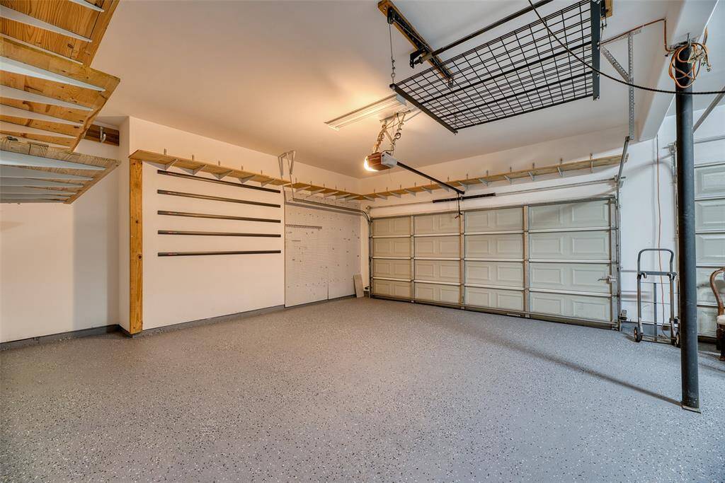 3car garage has plenty of storage!