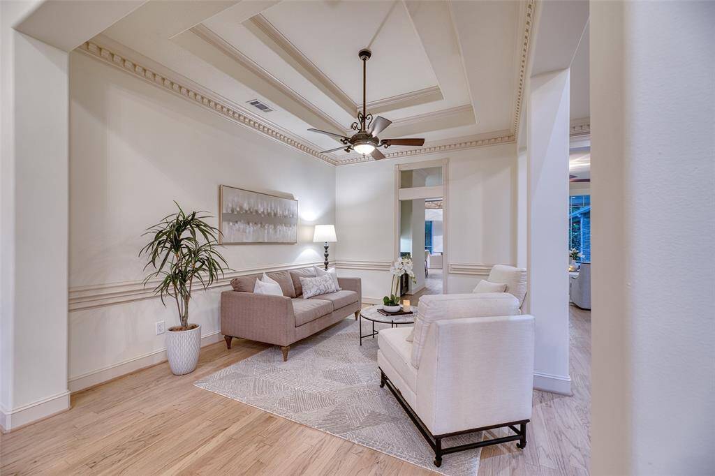 Fresh paint and new flooring make the living area feel crisp, clean, and move-in ready.