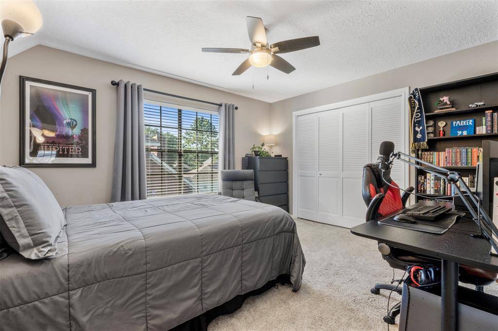 This is one of three bedrooms upstairs.