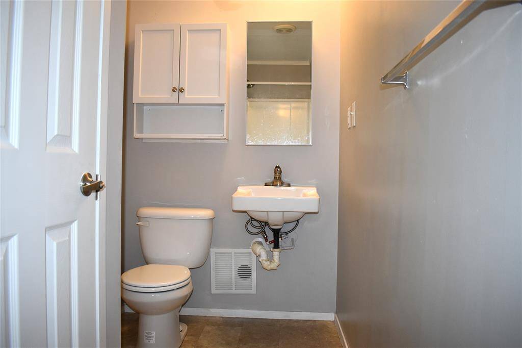 2nd restroom has stand alone shower