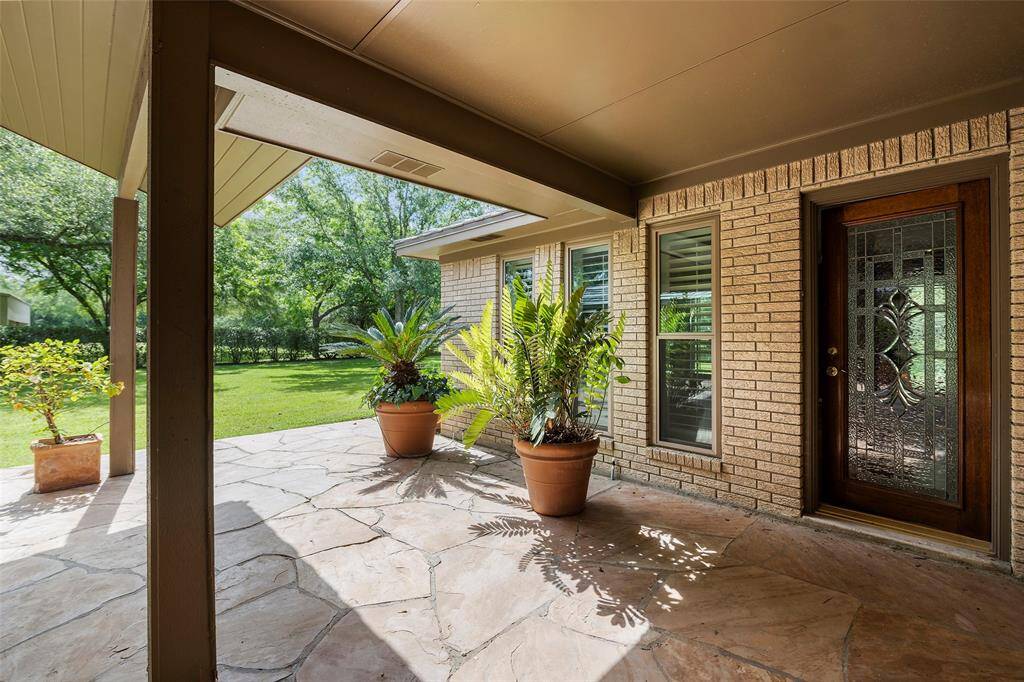 Step outside onto the covered patio and enjoy the great outdoors!