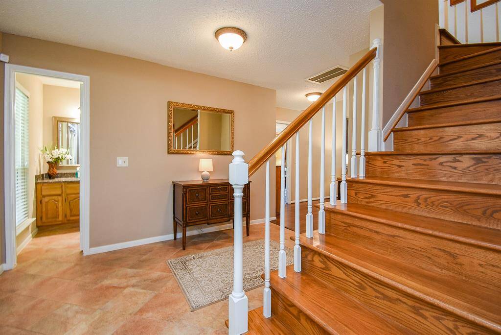 Half bath at entry for all your guests.