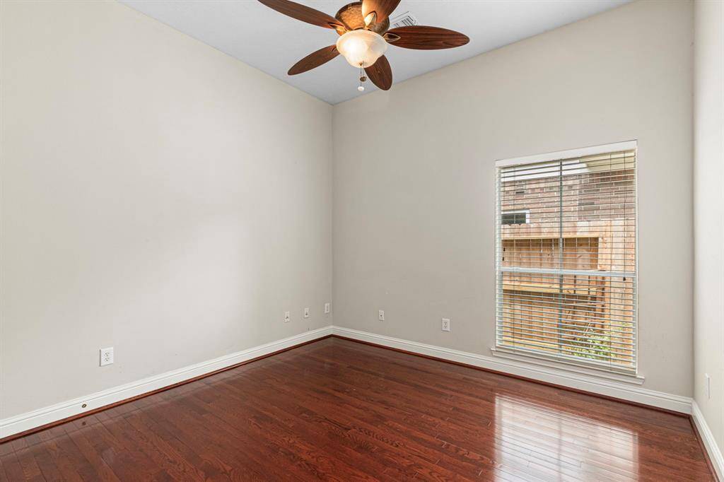 This is the second bedroom downstairs.
