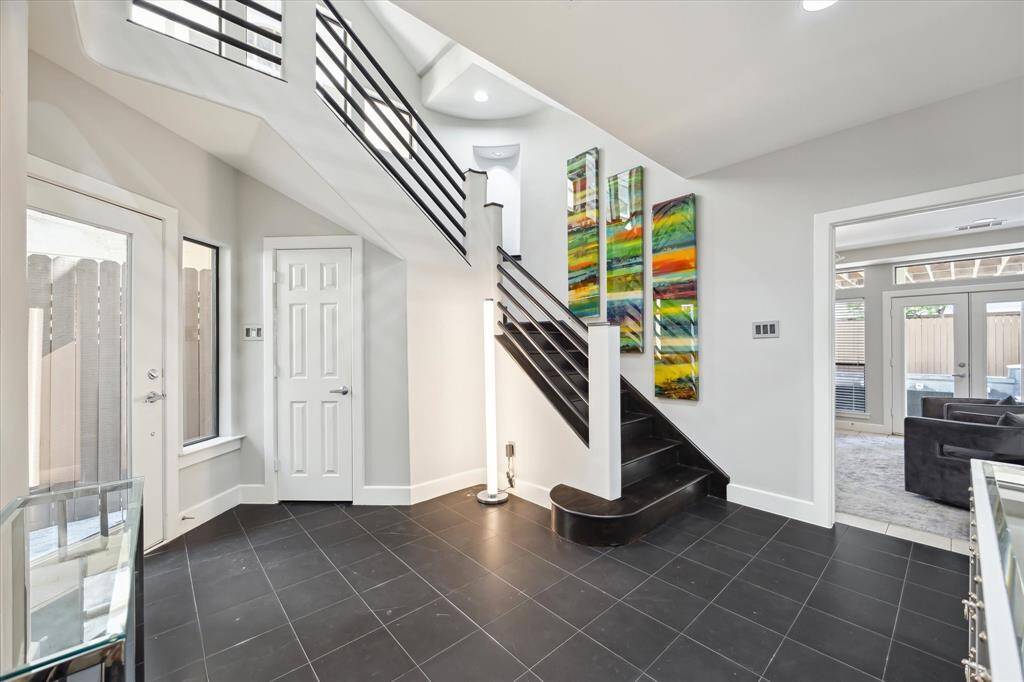 Secondary view of the spacious foyer.