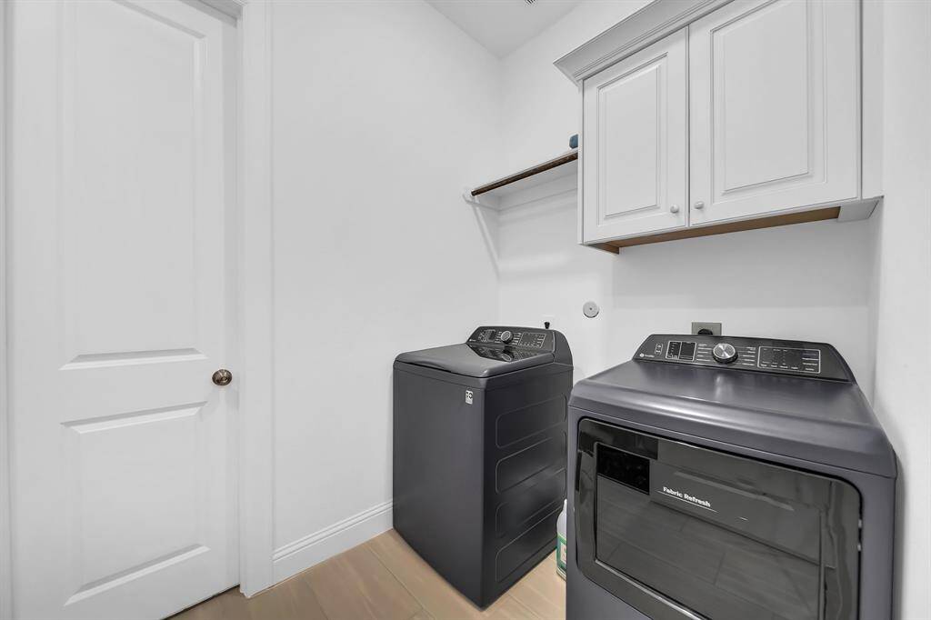 Spacious Utility Room with gas and electric connections.