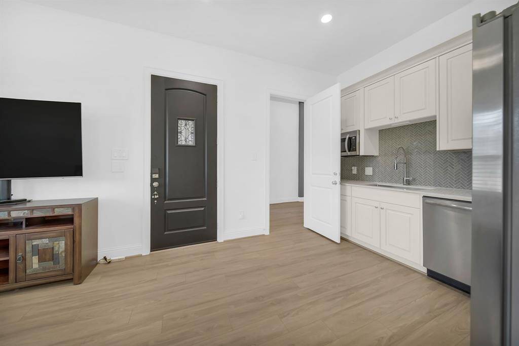 The Next-Gen living area is accessible from its own outside entrance or from the foyer of the main living area.