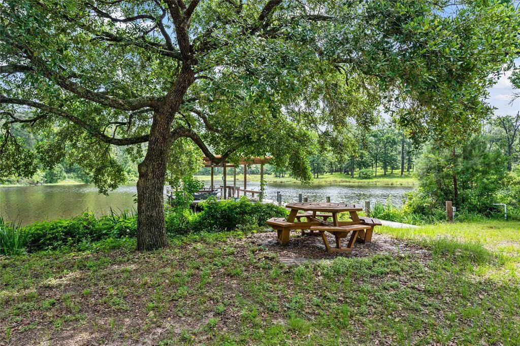 When you are ready for lunch, this is your breath taking view! Picnic table is staying for the new owner to enjoy! Mature trees throughout property provides much needed shade!