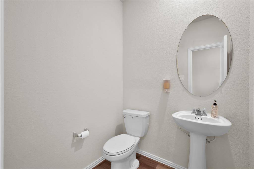 half bath 1st floor