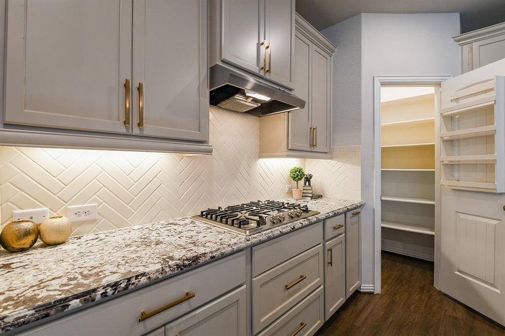 KITCHEN WALK-IN PANTRY HAS LIGHT