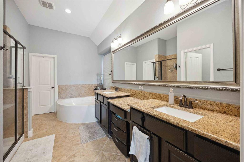 Updated primary bathroom