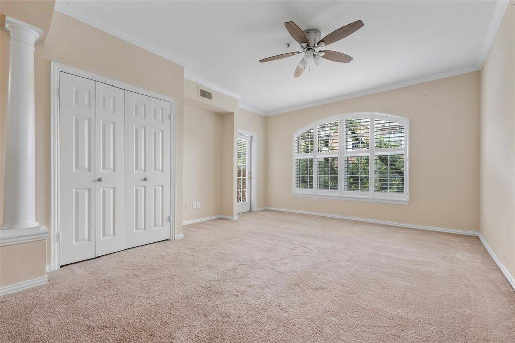 Living room boosts shutters and lots of natural light