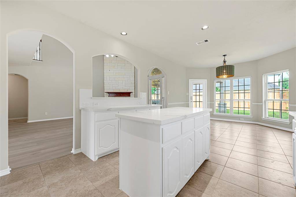 New quartz counter tops