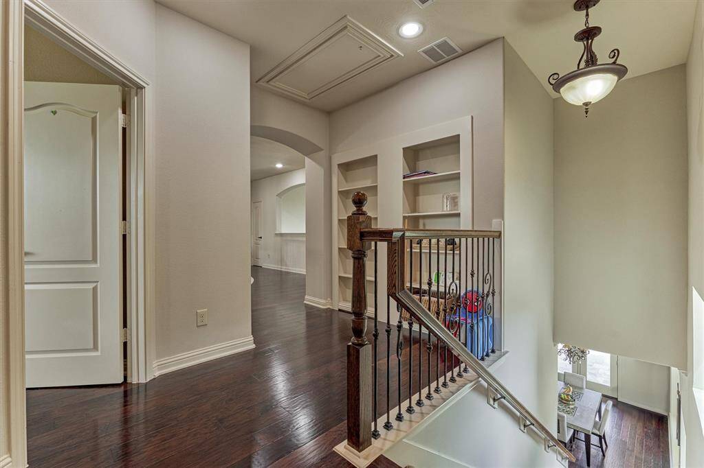 Second set of stairs takes you down directly into the kitchen