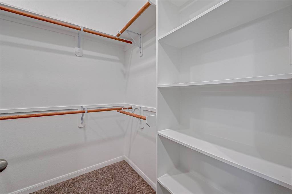 Features a generous walk-in closet ideal for organizing your wardrobe
