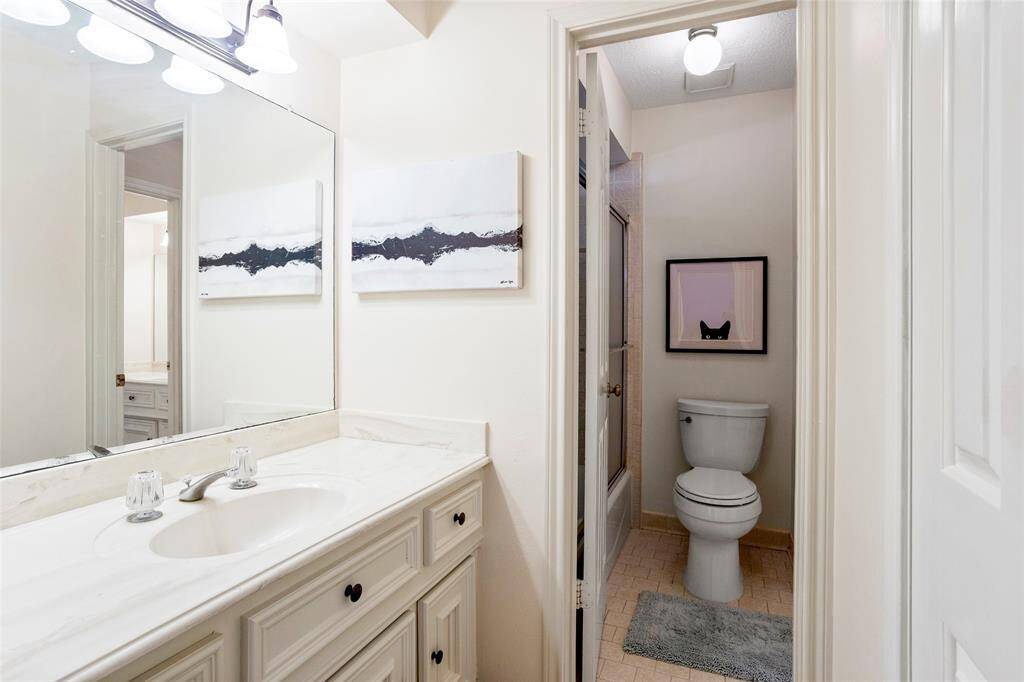 Bedroom #4 has it's own entry to shareable bathroom with Bedroom #3.