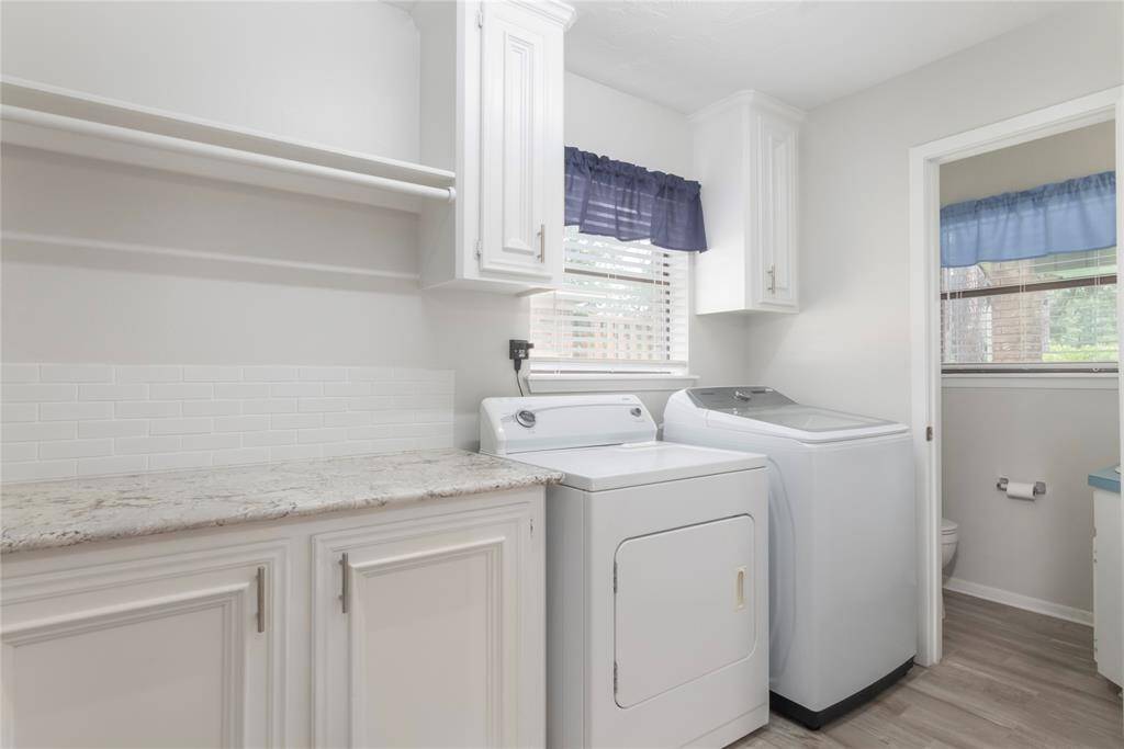 Laundry area