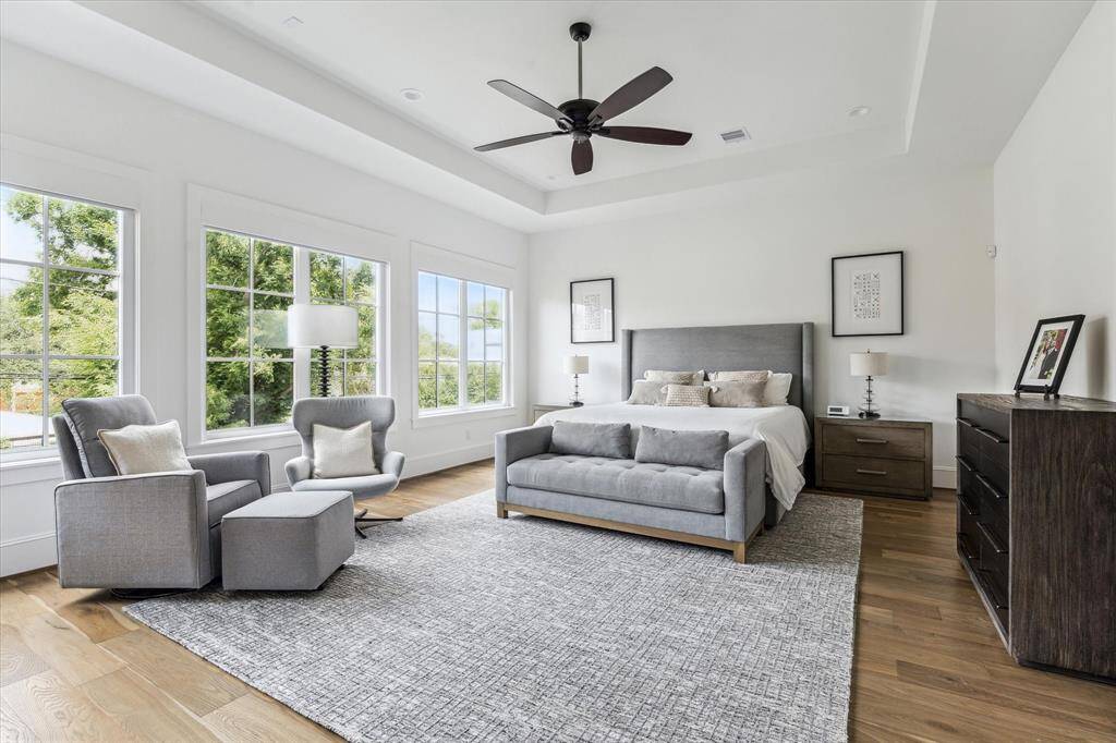 Huge Primary Suite with Lots of Light and Sitting Area.