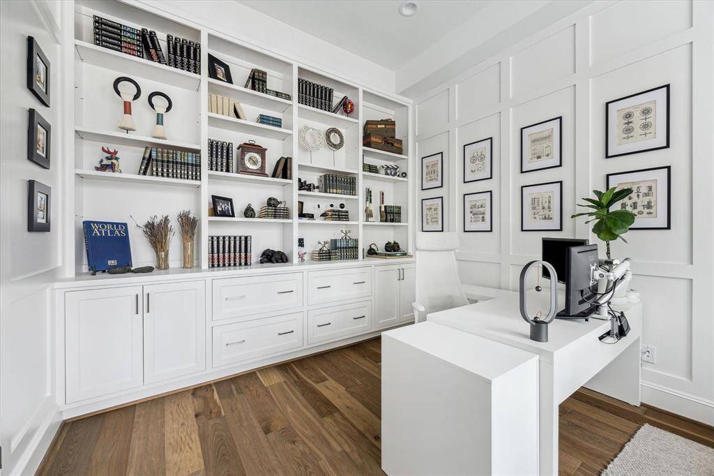 Behind Classic French Doors, The Office/Study Provides A Calm And Quiet Haven For Work Or Relaxation.