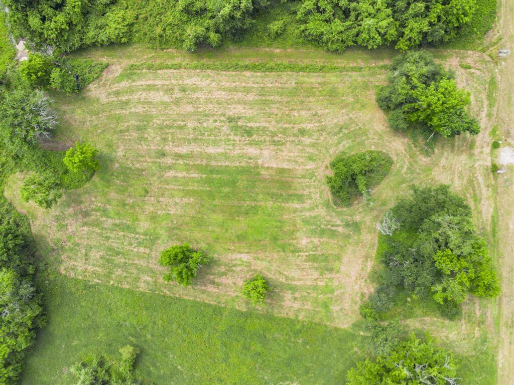 Overhead view of lot